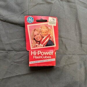 GE Hi-Power FlashCubes For Polaroid Focused Flash Cameras